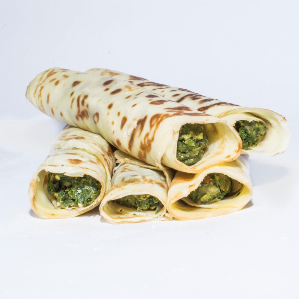 Canelones de Verdura con Queso