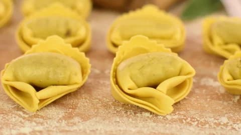 Capeletis de Batata y Queso Azul