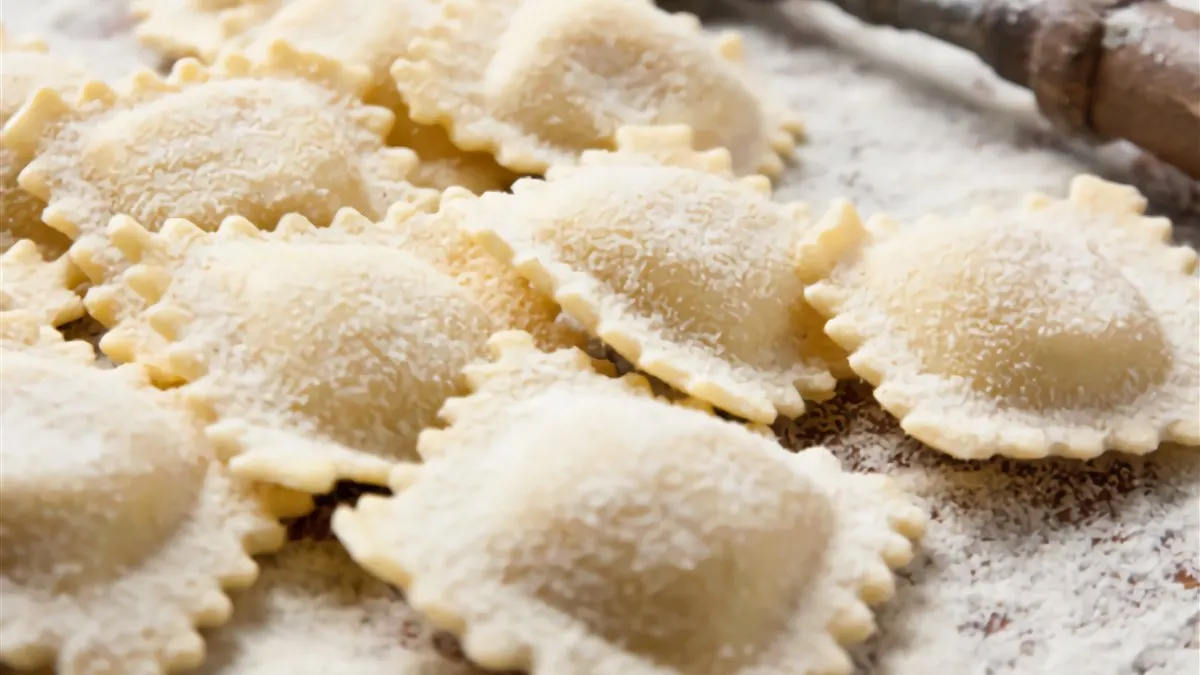 Ravioles de Verdura y Queso