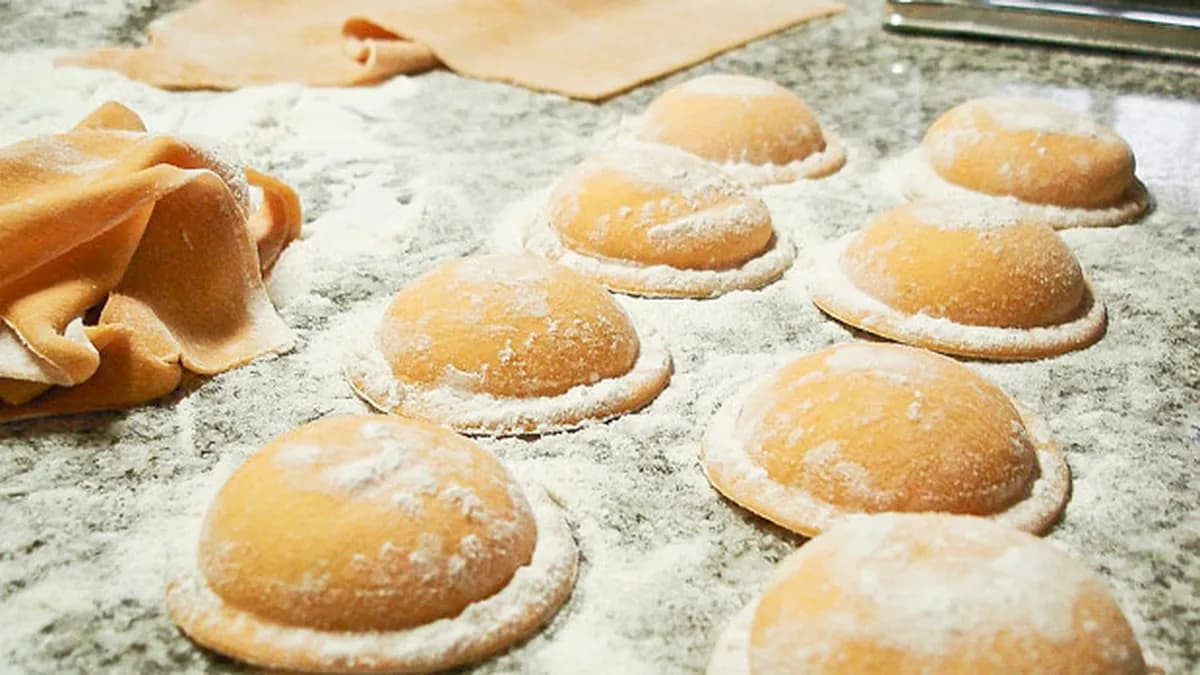 Sorrentinos de Calabaza y Mozzarella