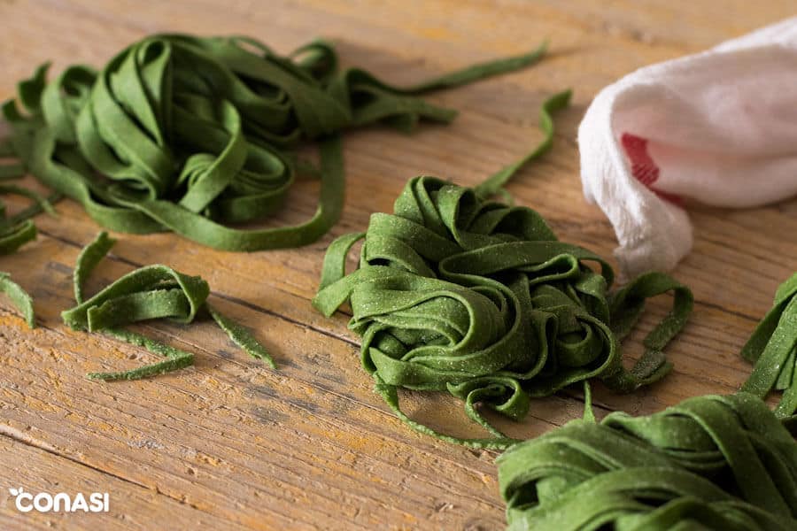 Tallarines de Verdura